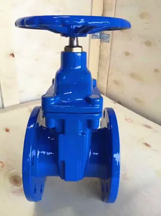 Bride-vanne à vanne d'extrémité